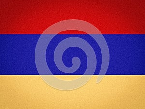 TheÃÂ national flagÃÂ of Armenia, tricolor flag, Illustration image photo